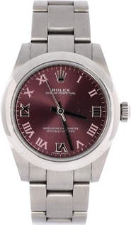 Pre-Owned Rolex Oyster Perpetual Automatic Watch Stainless Steel 31