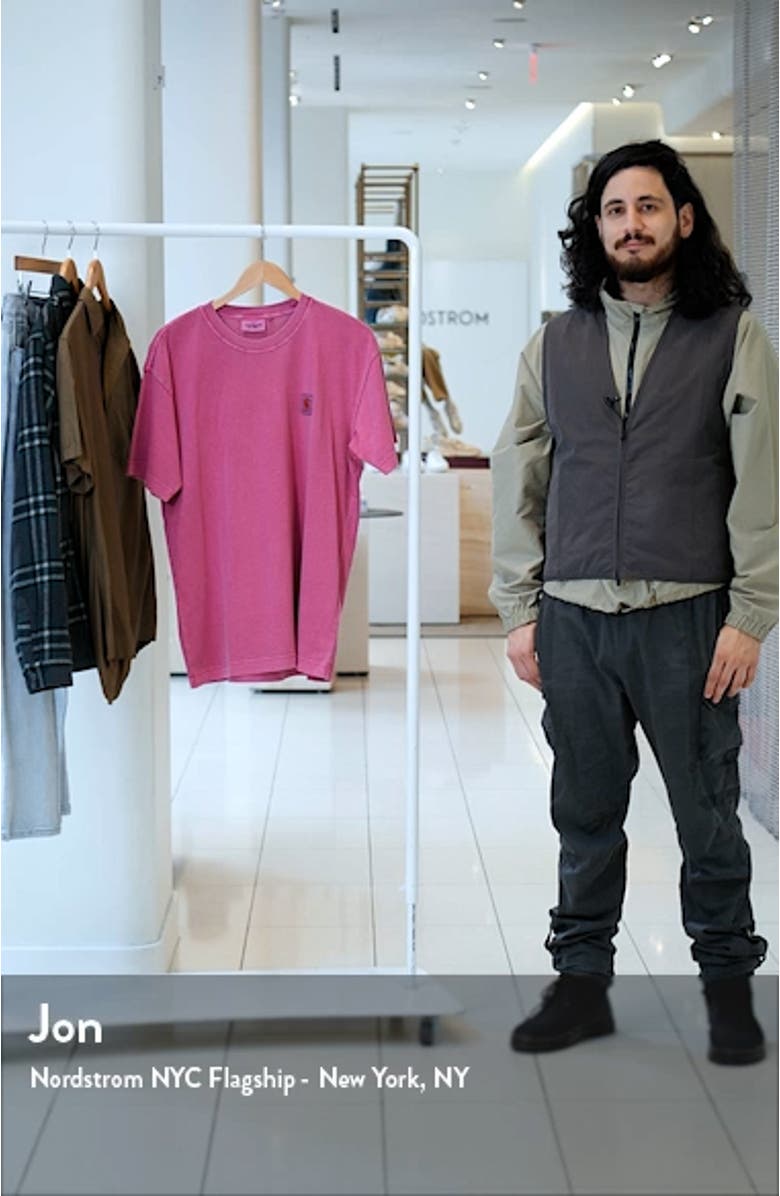 Men's Nelson Oversize Logo Patch T-Shirt, sales video thumbnail