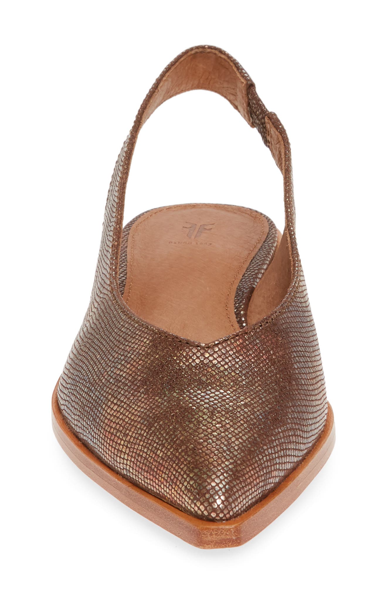 Kenzie Slingback Flat, Alternate, color, MULTI METALLIC LEATHER