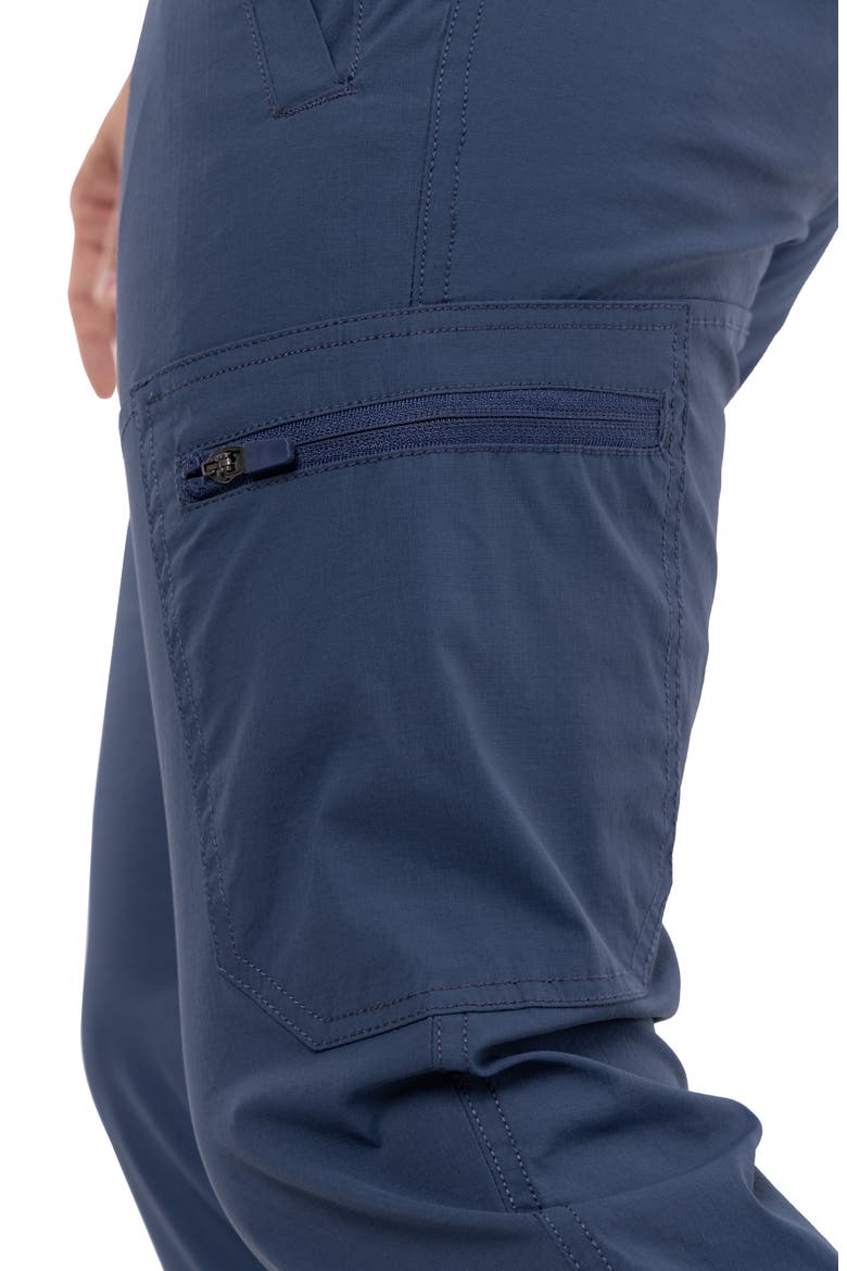 Slim Leg Cargo Pants, Alternate, color, NAVY