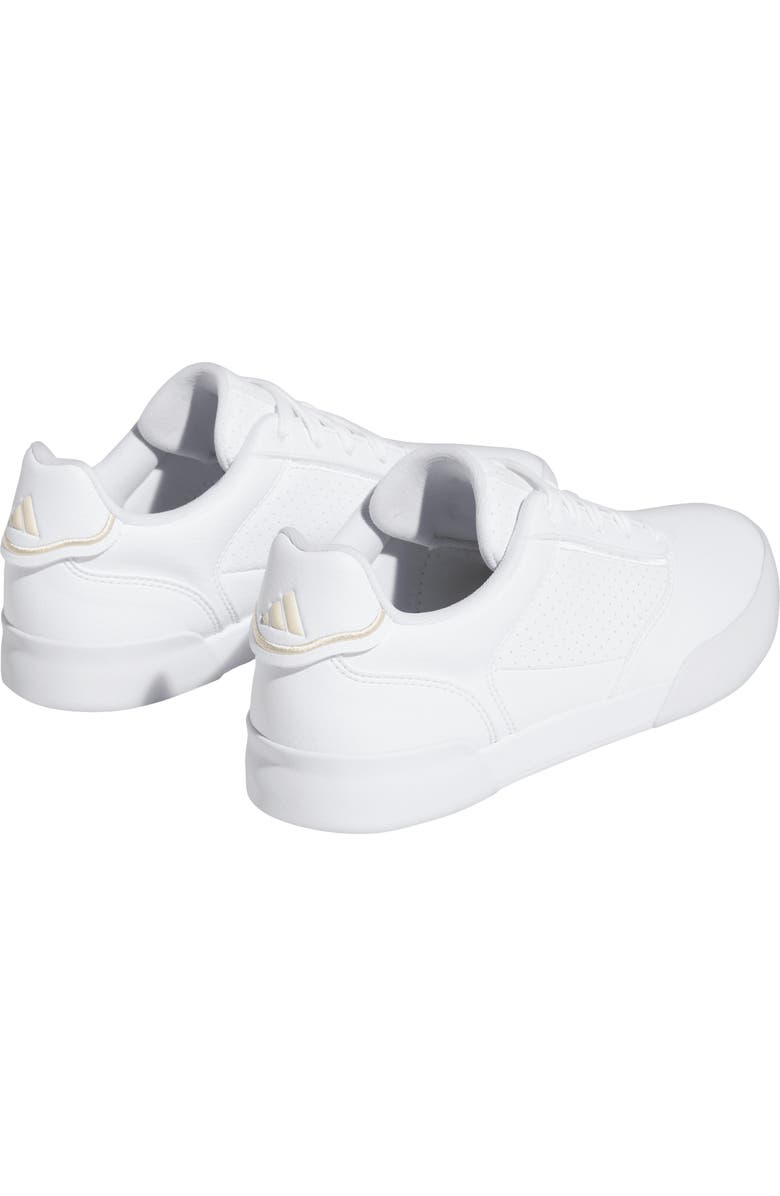 adidas Golf Retrocross Waterproof Spikeless Golf Shoe, Alternate, color, White/ Sand/ Gum3