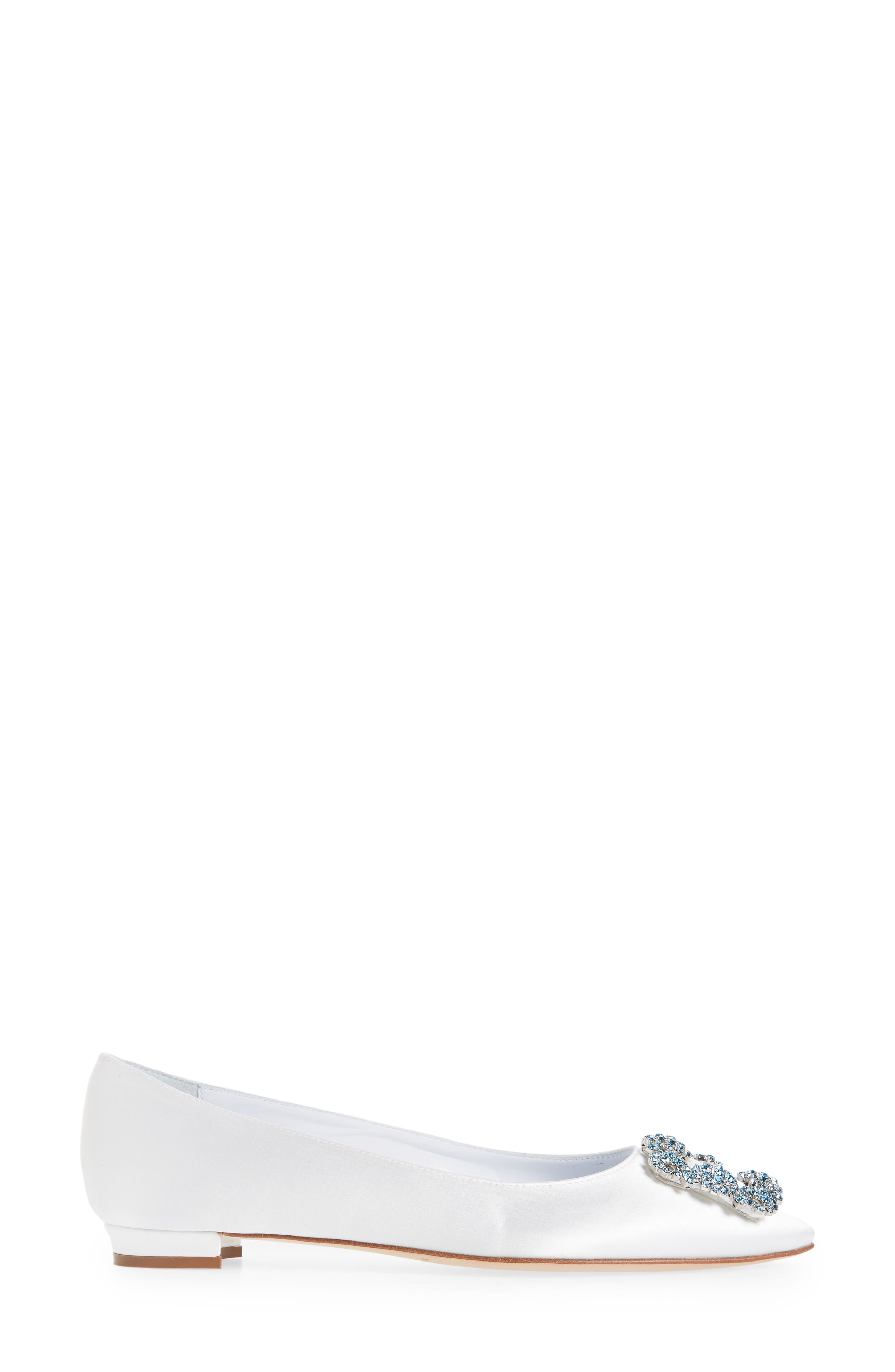 Manolo Blahnik Hangisi Flat, Alternate, color, 