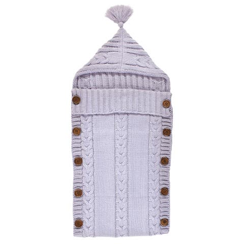 Cozy Knitted Infant Stroller Cocoon