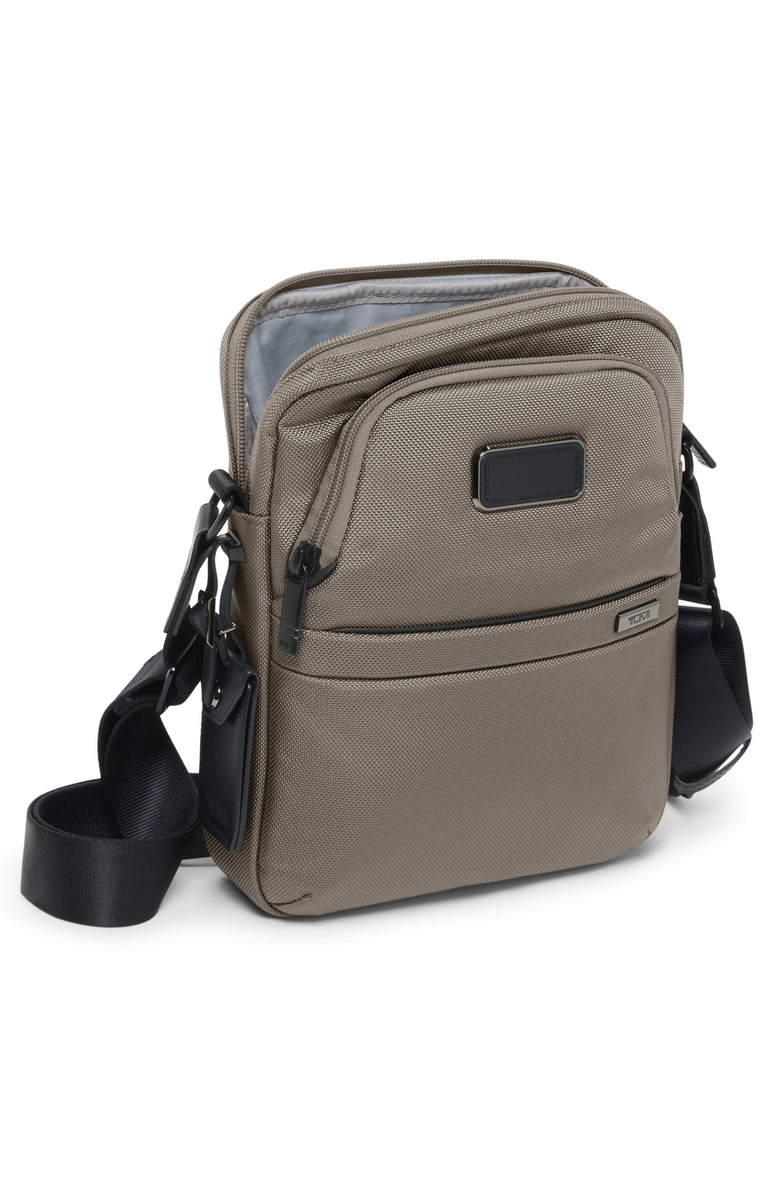 Alpha Medium Crossbody Bag, Alternate, color, GREY ALLOY