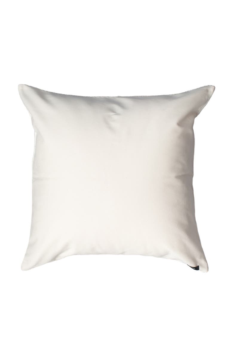 Voz Solid Cotton Euro Pillow in Ivory, Alternate, color, Ivory
