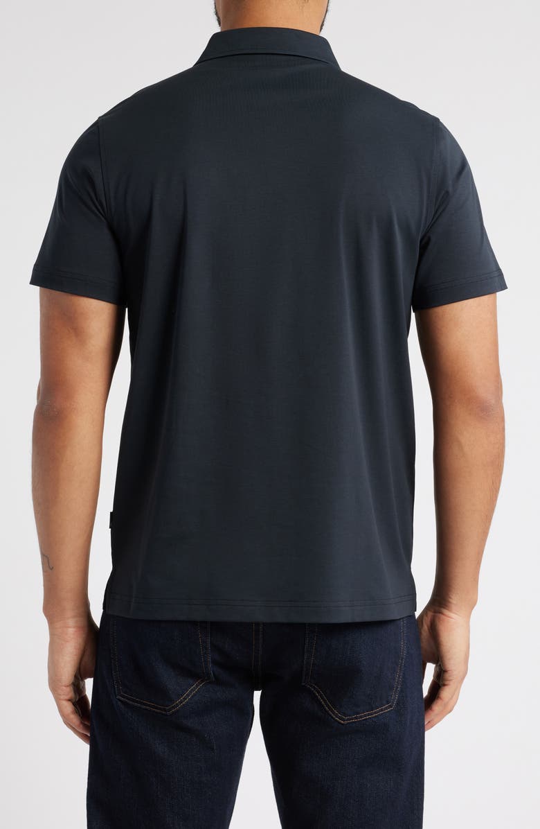 AG Bryce Short Sleeve Polo, Alternate, color, True Black