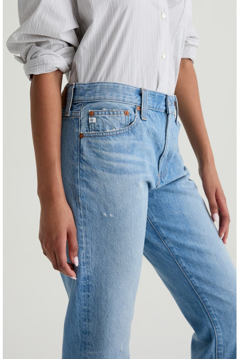 The Boyfriend Mid Rise Straight Leg Jeans, Alternate, color, 20 YEARS ROCOCO