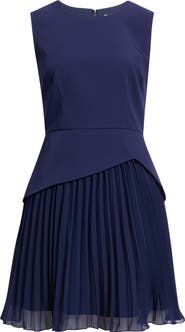 Sam Edelman Sleeveless Pleated Sleeveless Minidress