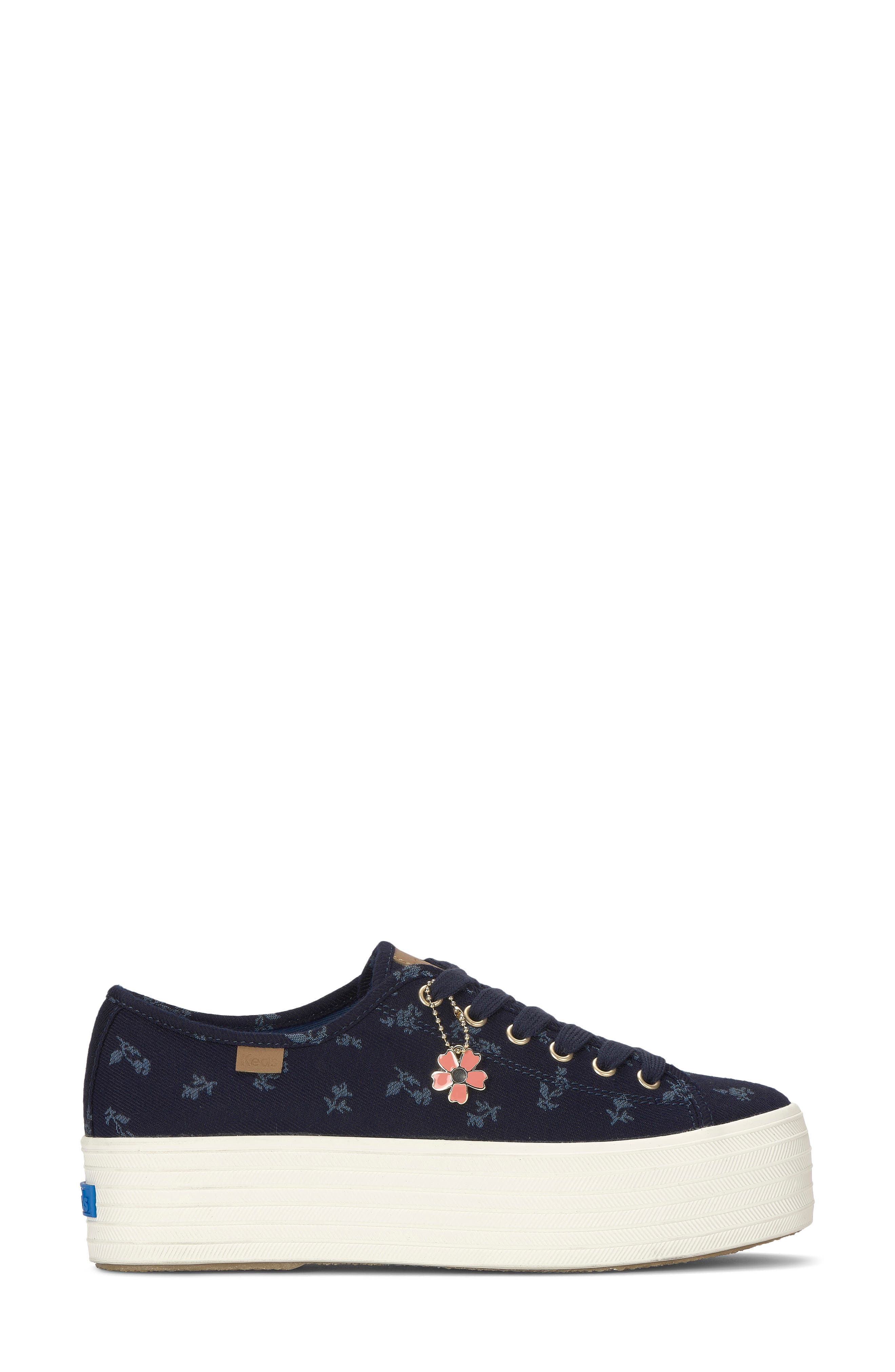 Triple Up Platform Sneaker, Alternate, color, BLUE