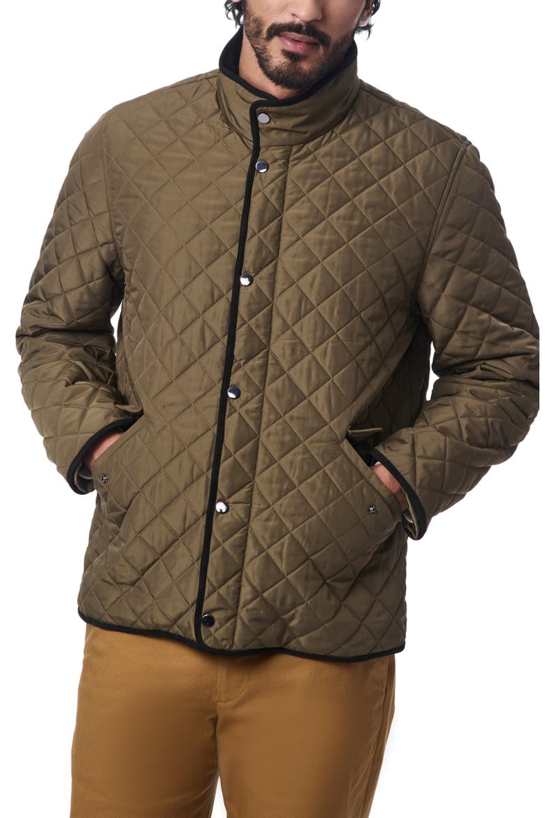 Smart Leisure Quilted Barn Jacket, Alternate, color, OLIVE
