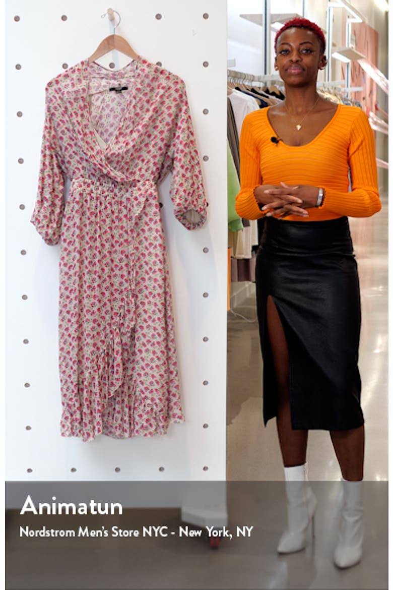 Print Long Sleeve Dress video