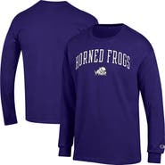 Champion Men's Champion  Purple TCU Horned Frogs Arch Over Logo Long Sleeve T-Shirt
