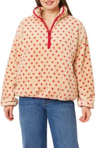 C & C California Briar Half-Zip High-Pile Fleece Pullover