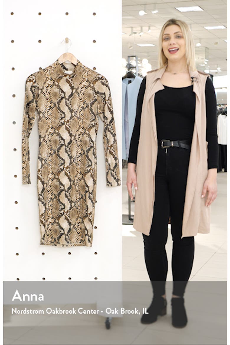 Long Sleeve Body-Con Dress video