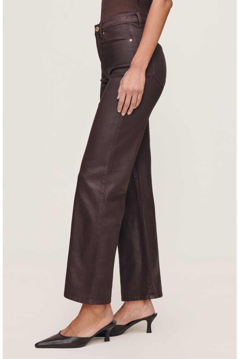 Karmine Refined SculptSystem Coated High Rise Wide Leg Jeans, Alternate, color, FIG COATED