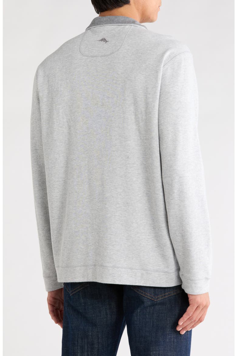 Flipview Reversible Half Zip Pullover, Alternate, color, CONCRETE