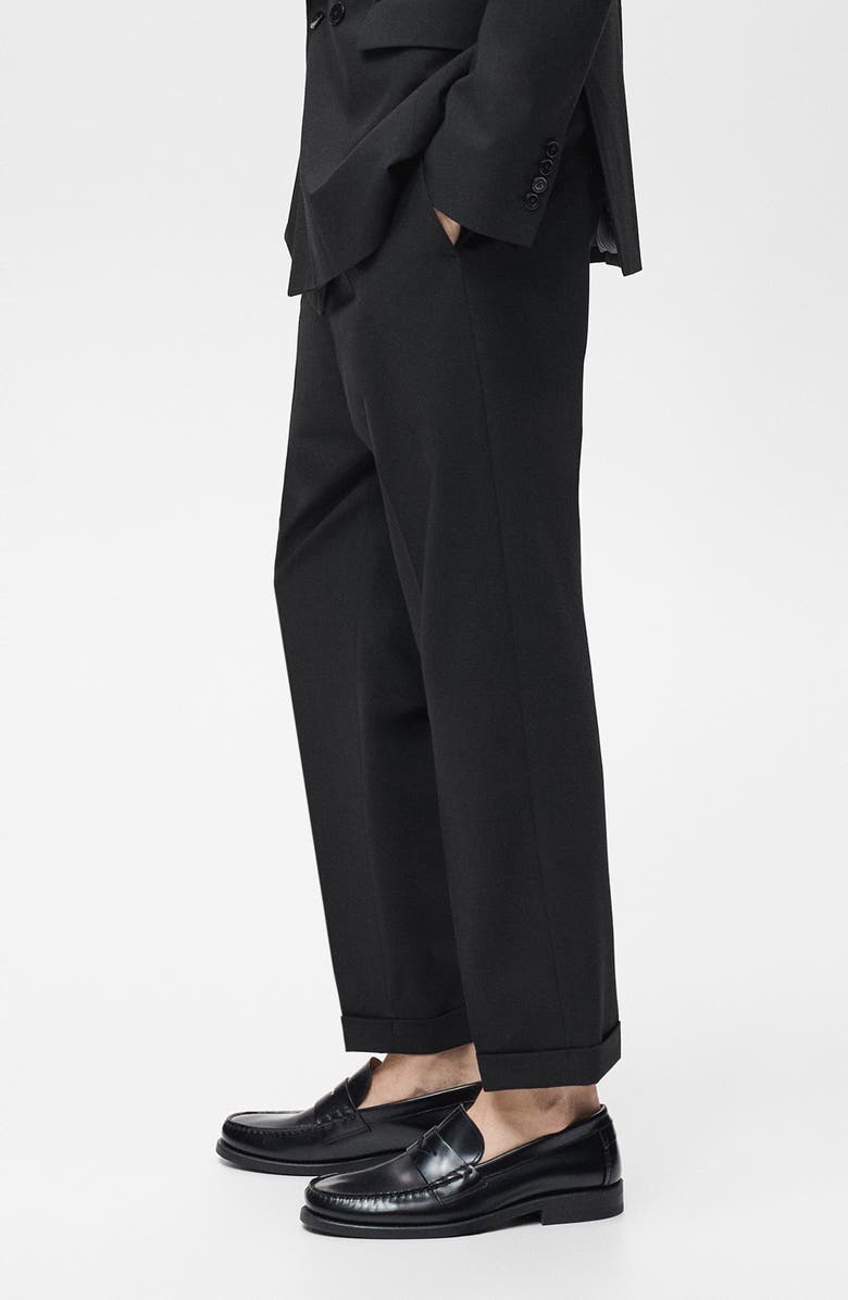 MANGO Suit Pants, Alternate, color, Black