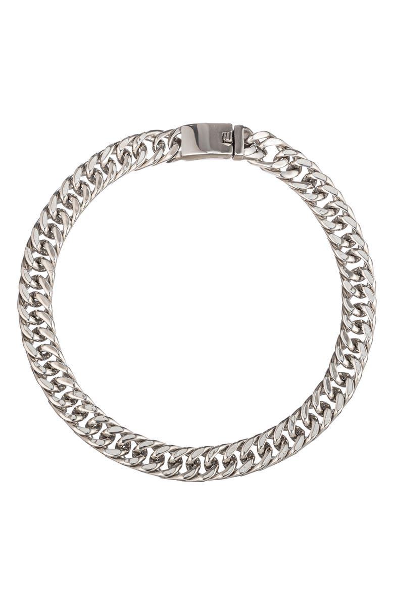 EYE CANDY LOS ANGELES Nina Cable Chain Necklace, Main, color, Silver