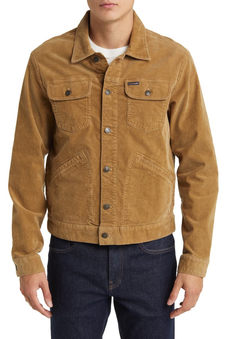 Out Corduroy Trucker Jacket, Alternate, color, KELP