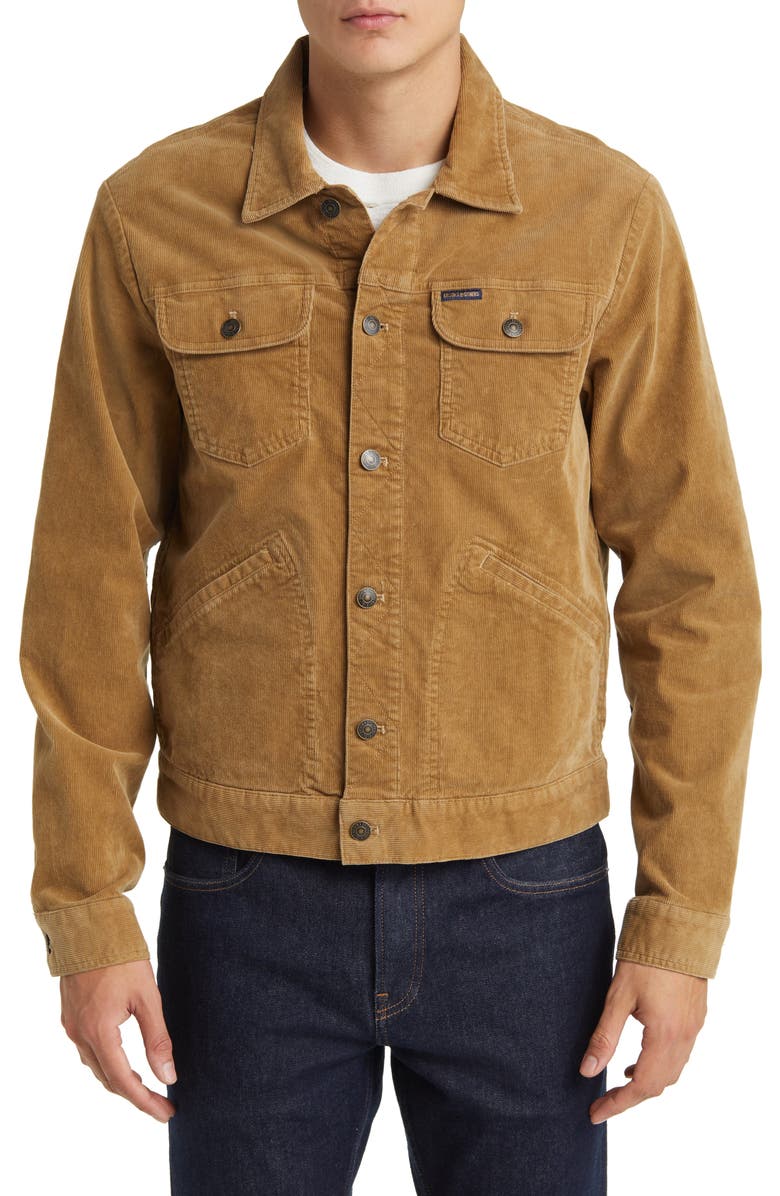 Brooks Brothers Out Corduroy Trucker Jacket, Alternate, color,