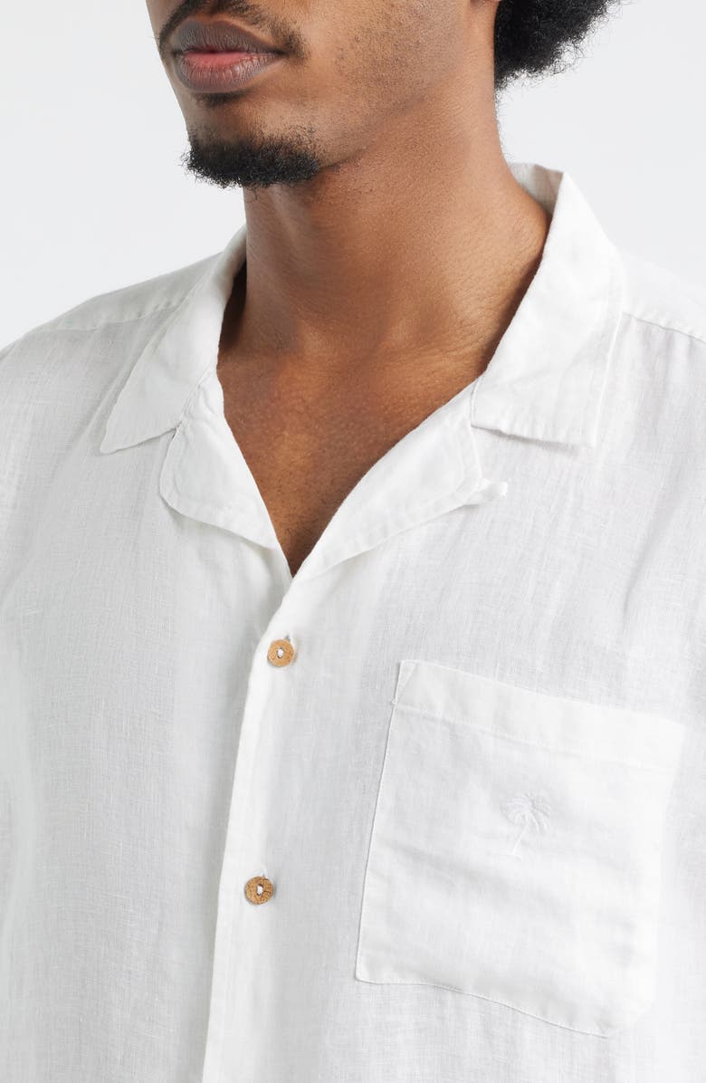 Boardies Solid Camp Shirt, Alternate, color, White