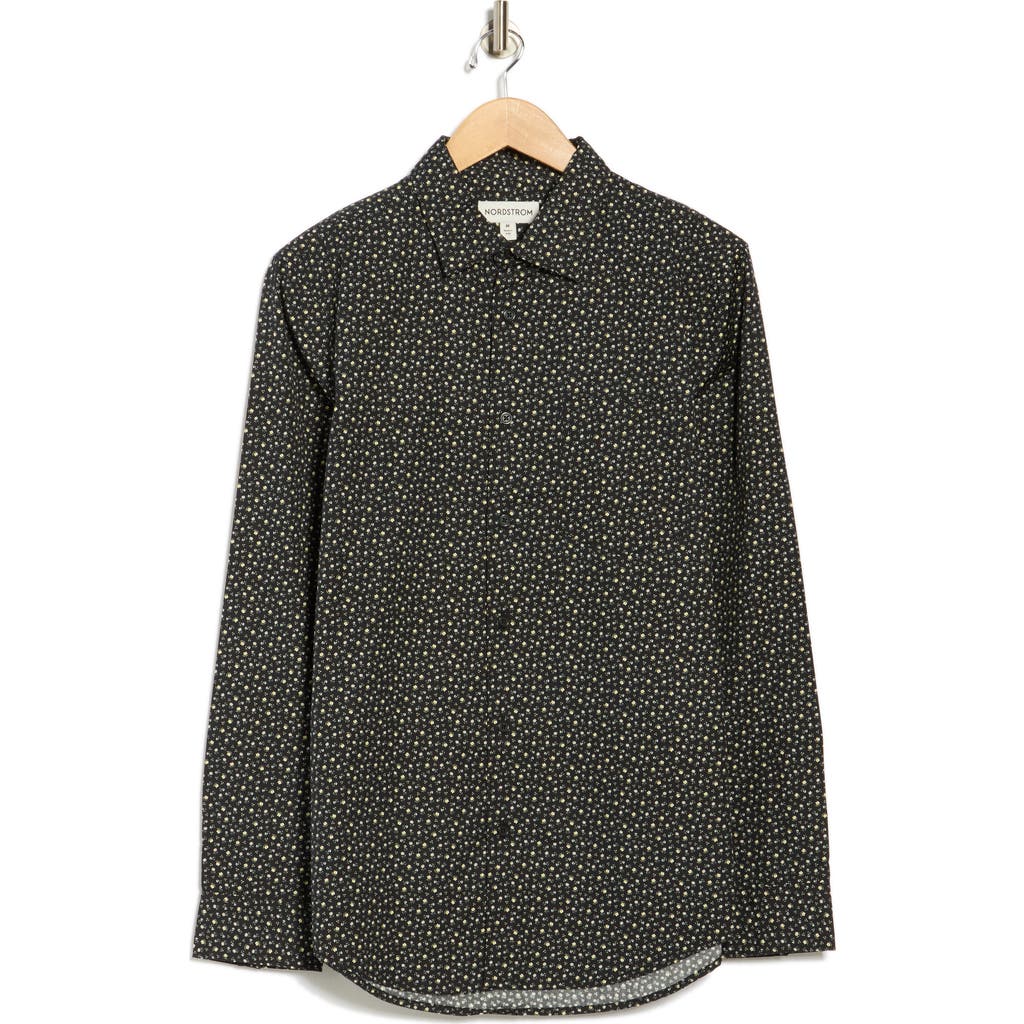 Nordstrom Disty Button-up Shirt In Green