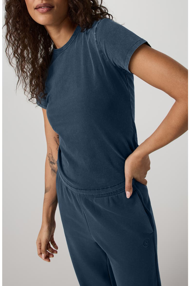 Feather Classic T-Shirt, Main, color, OCEAN BLUE