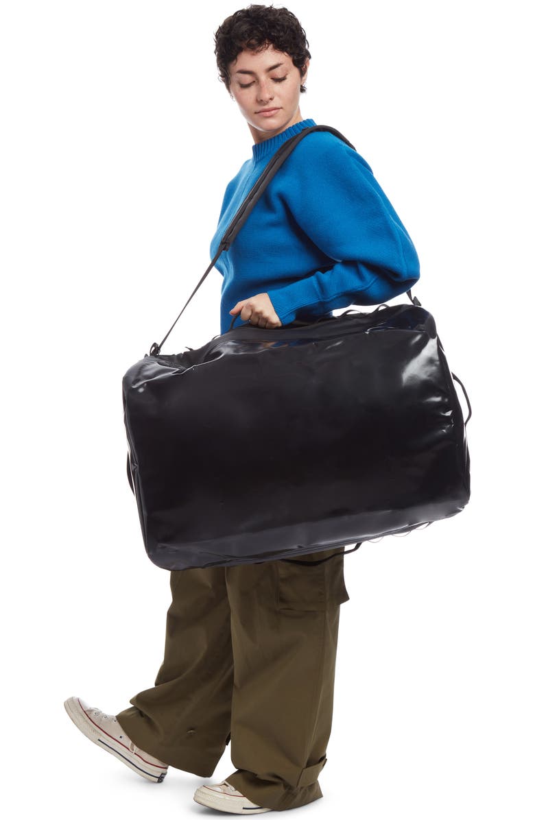 Baboon to the Moon Primary Water Resistant PVC Big Go Bag, Alternate, color, Black