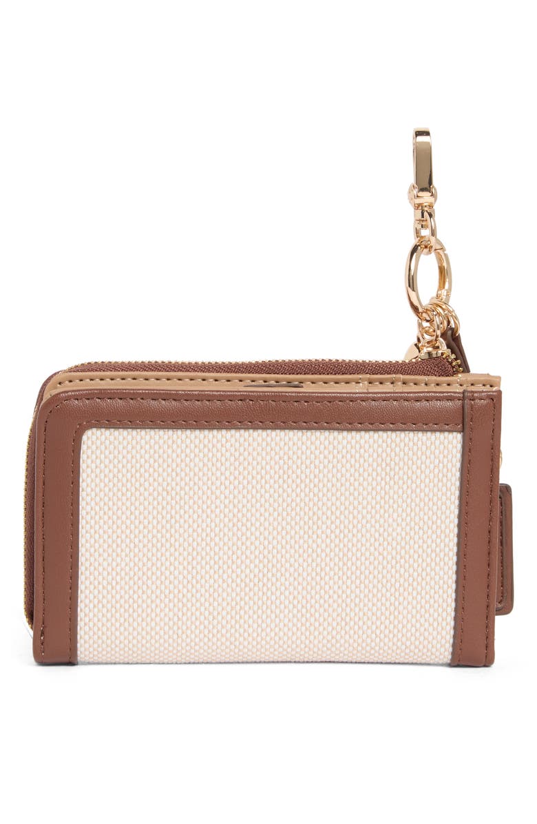 Anne Klein Bifold Wallet with Charms, Alternate, color, Walnut
