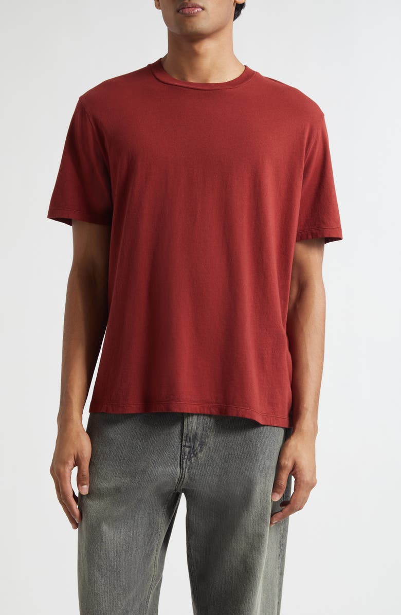 OUR LEGACY Box T-Shirt, Main, color, Burnt Brick Legacy Jersey