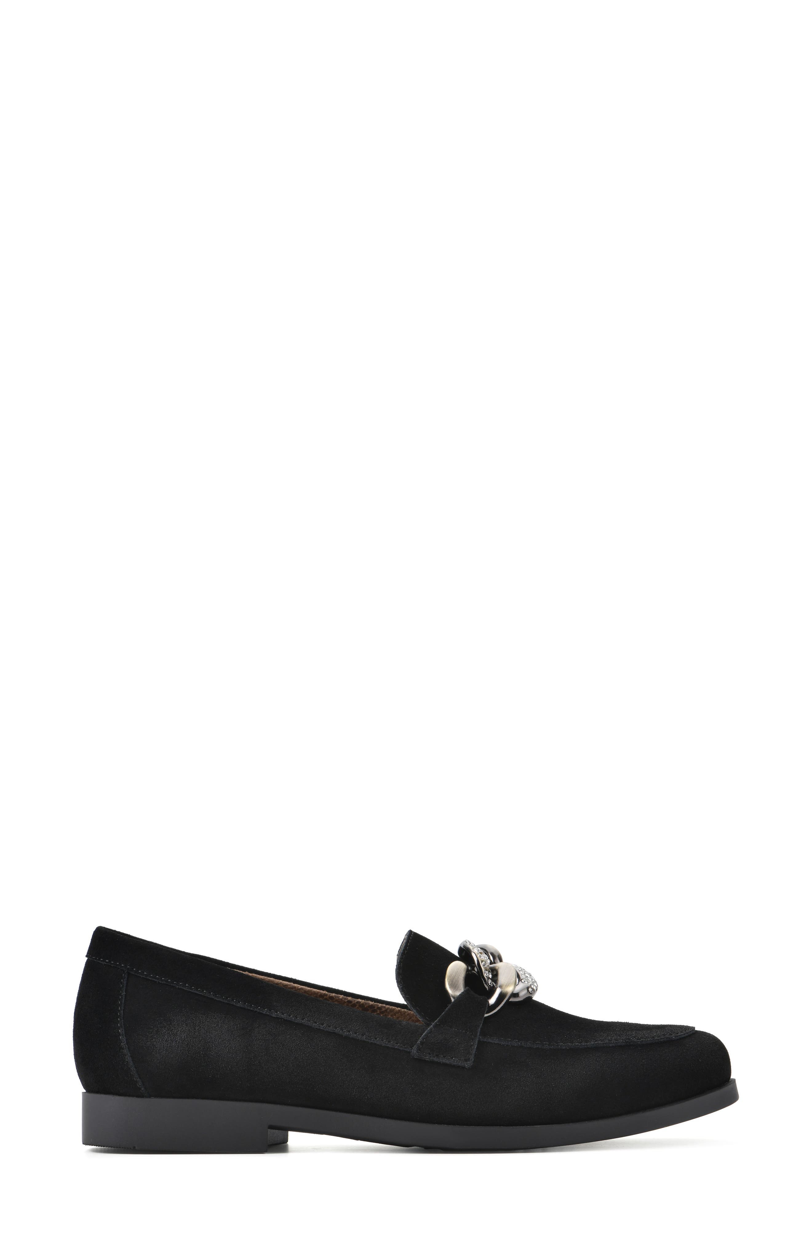 White Mountain Footwear Casavas Embellished Chain Loafer, Alternate, color, 