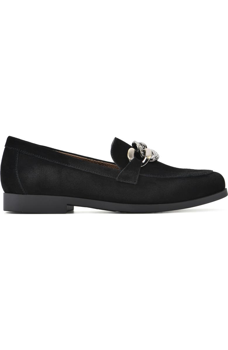 White Mountain Footwear Casavas Embellished Chain Loafer, Alternate, color,