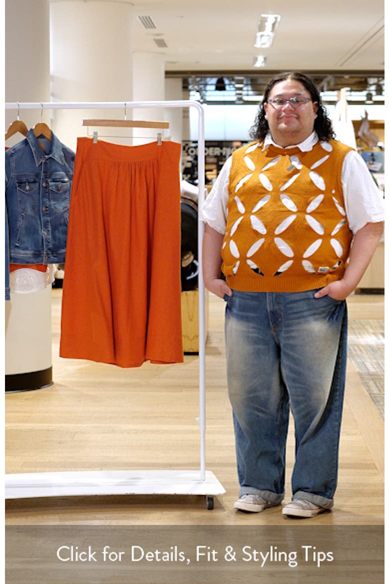 Kaia Linen Blend Skirt video