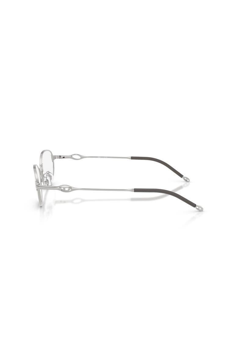 53mm Oval optical glasses, Alternate, color, Silver