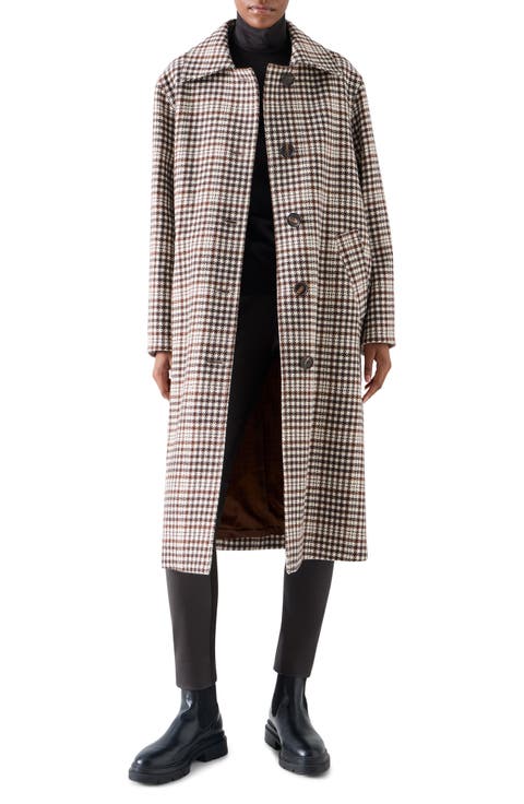 Wool Blend Long Coat