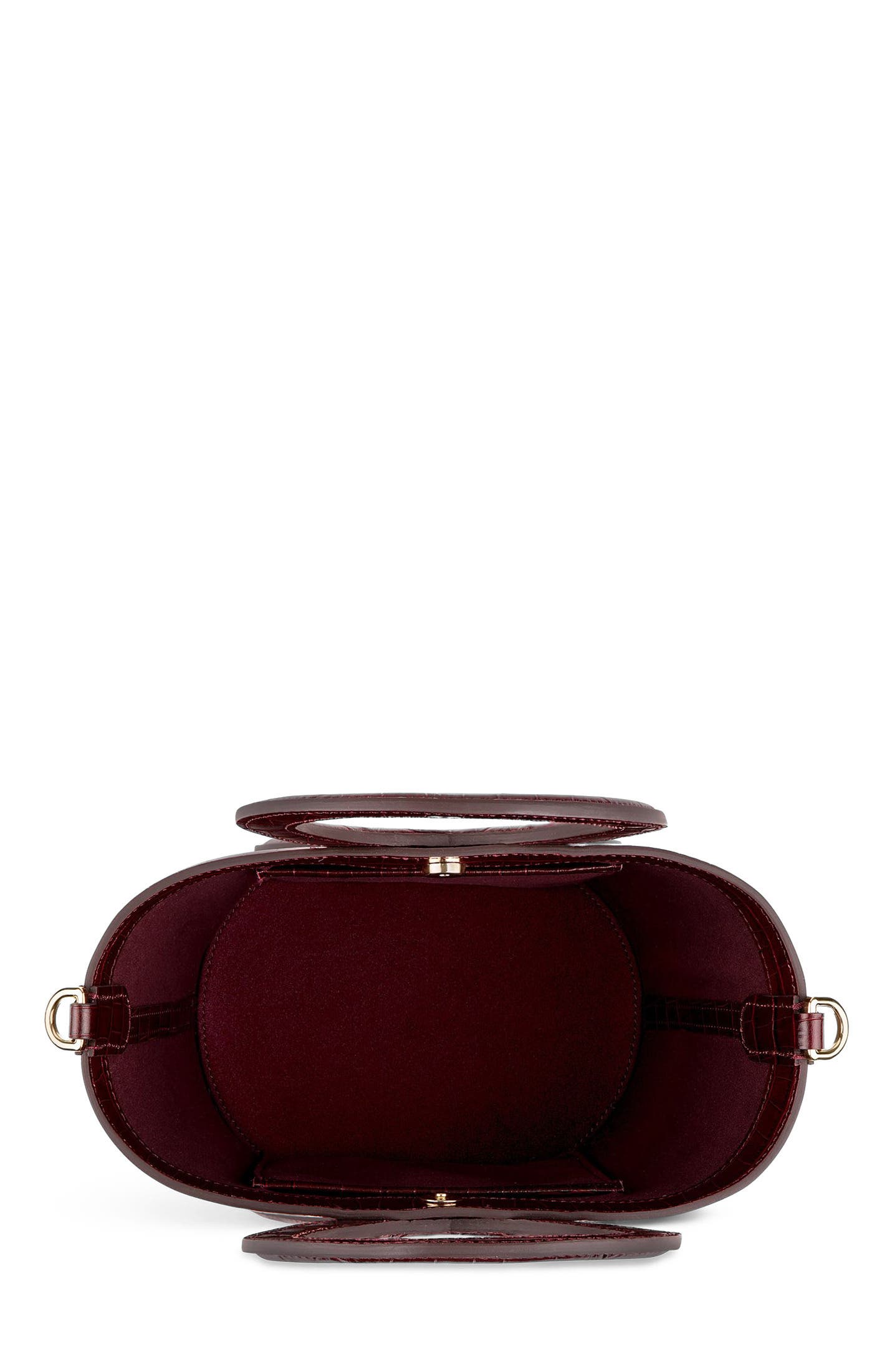 Infinity Bag - Burgundy Croc Embossed, Alternate, color, Burgundy