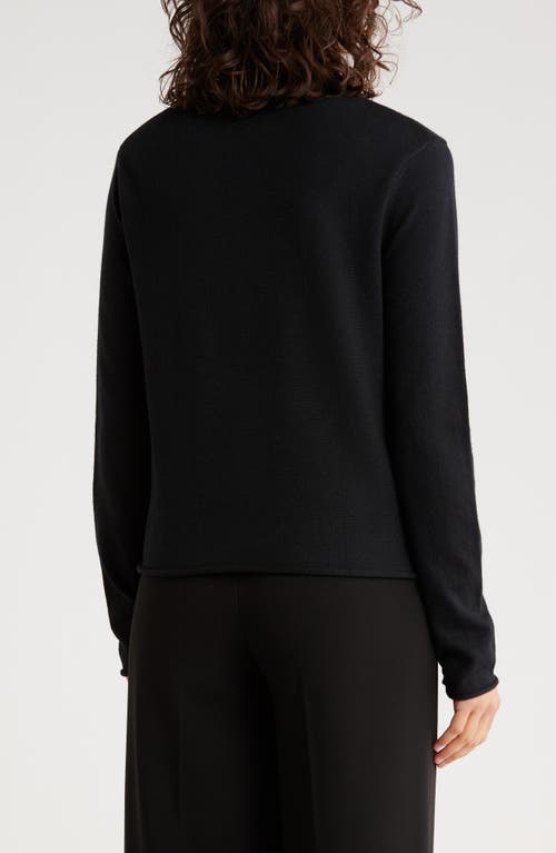 French Connection Crewneck Pullover Sweater In Black