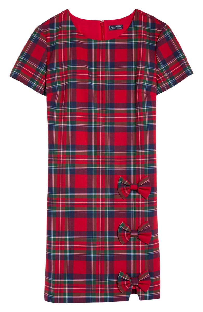 vineyard vines Bow Wool Blend Minidress, Alternate, color, 