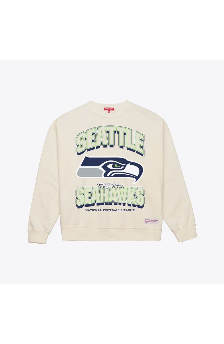 Mitchell
Ness Women
s Mitchell
Ness Cream Seattle Seahawks Tonal Arch Sweatshirt, Alternate, color, Cream