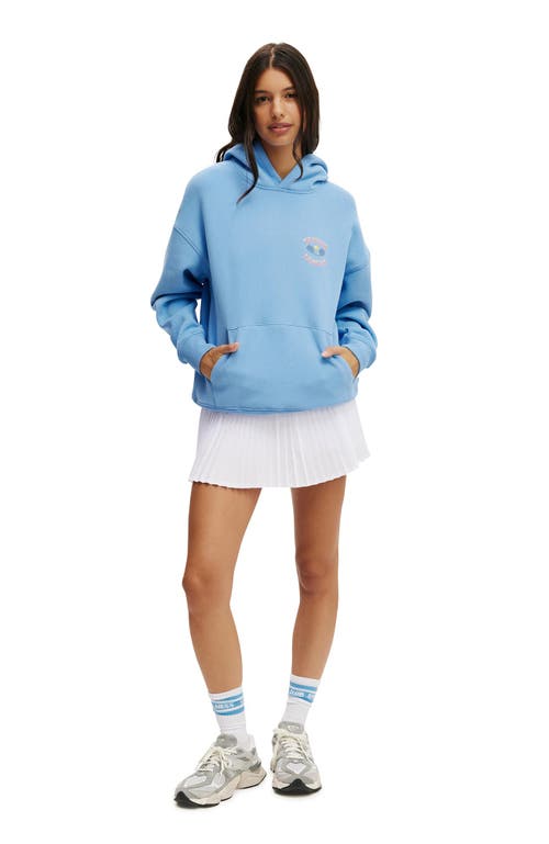 Shop Cotton On Body Active Plush Premium Graphic Hoodie In Gumball Retro Resort