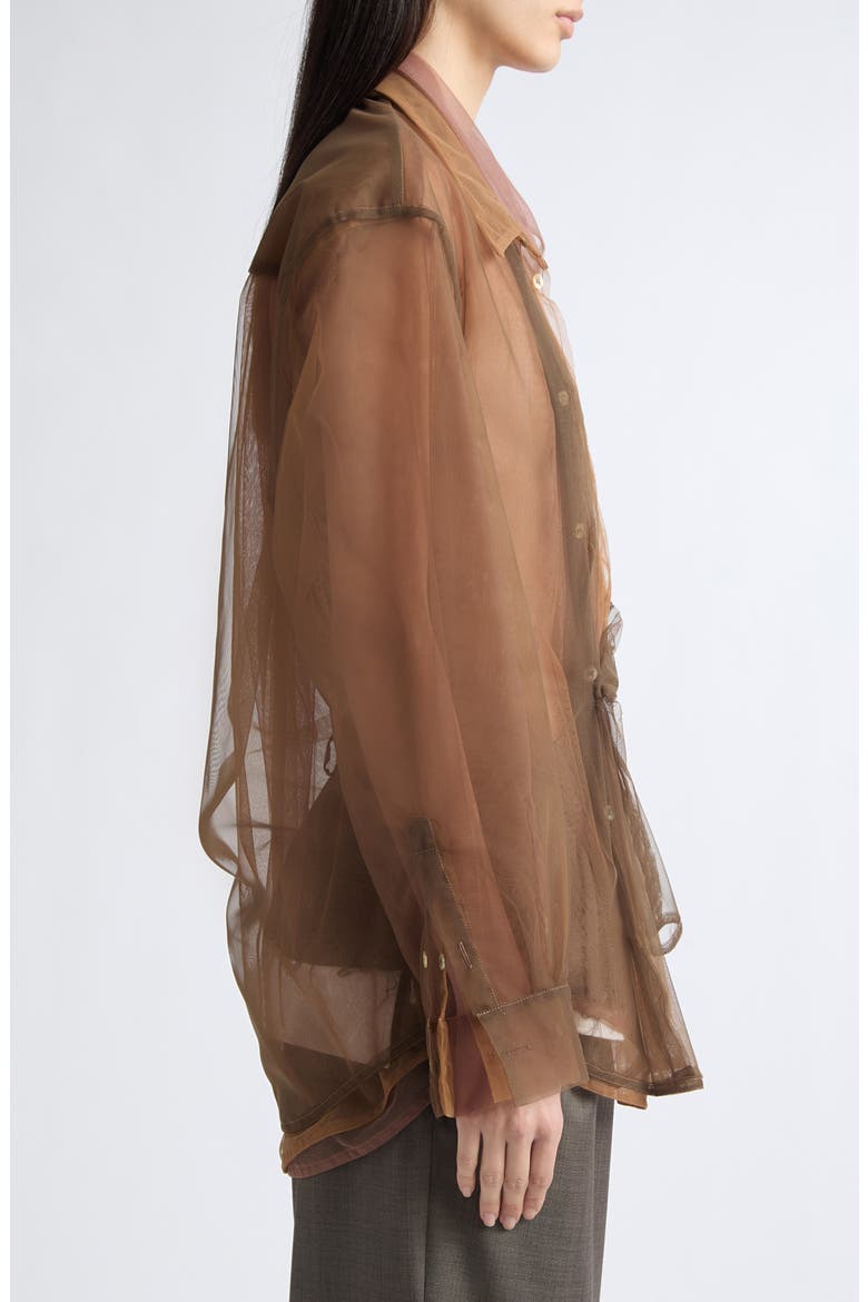 Twist Tulle Triple Shirt, Alternate, color, WOOD TRIPLE TULLE COMBO