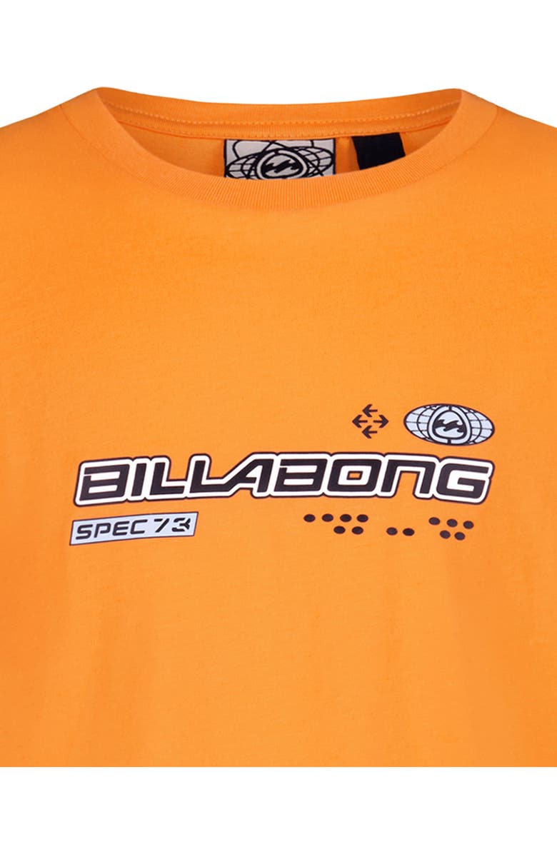 Billabong Kids' Spec Signals Graphic Cotton T-Shirt, Alternate, color, Sun Orange