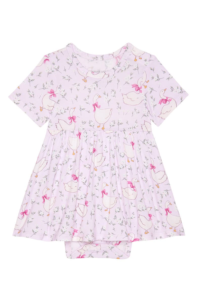 Posh Peanut Skirted Bodysuit, Main, color, Light/ Pastel Pink