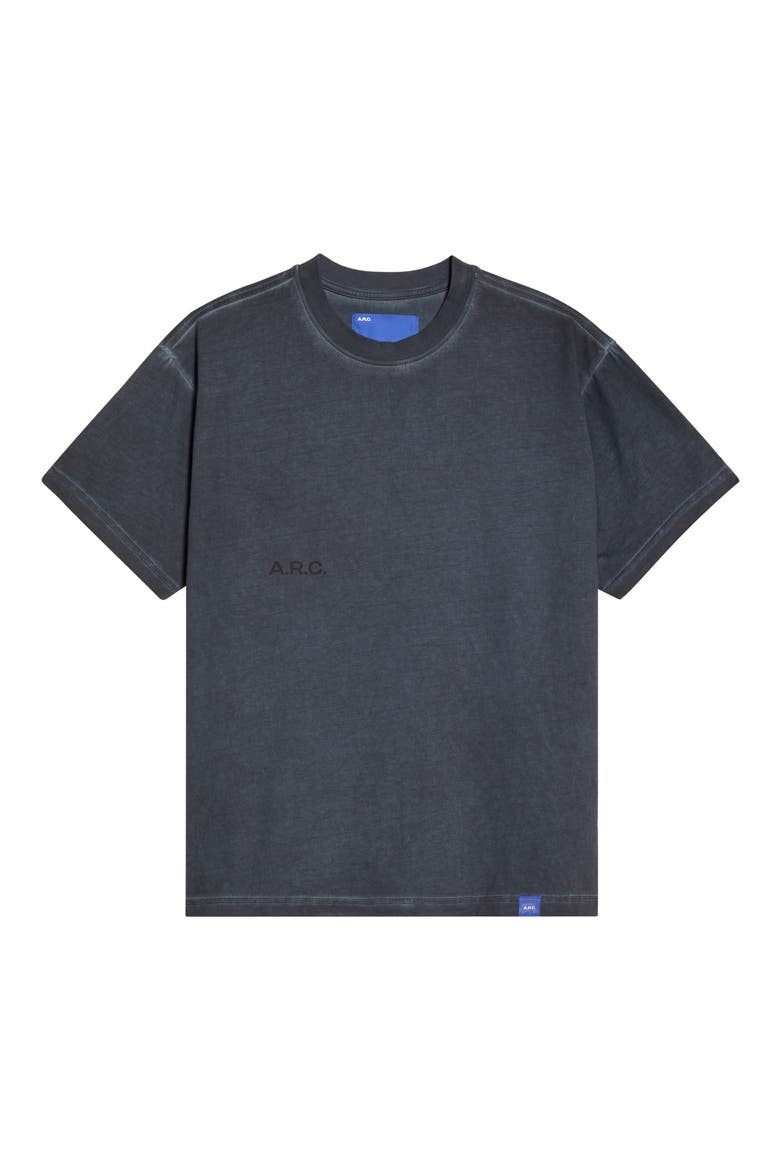 Heavyweight Cotton T-Shirt, Main, color, BLACK