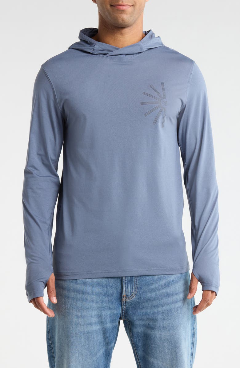 Roark Venture Lightweight UPF 50+ Hoodie, Main, color, Neptune