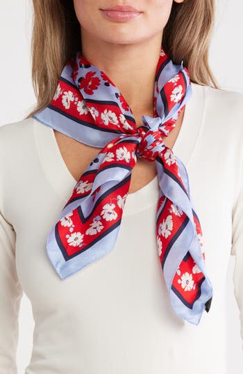 Kate Spade New York Springtime Silk Square Scarf