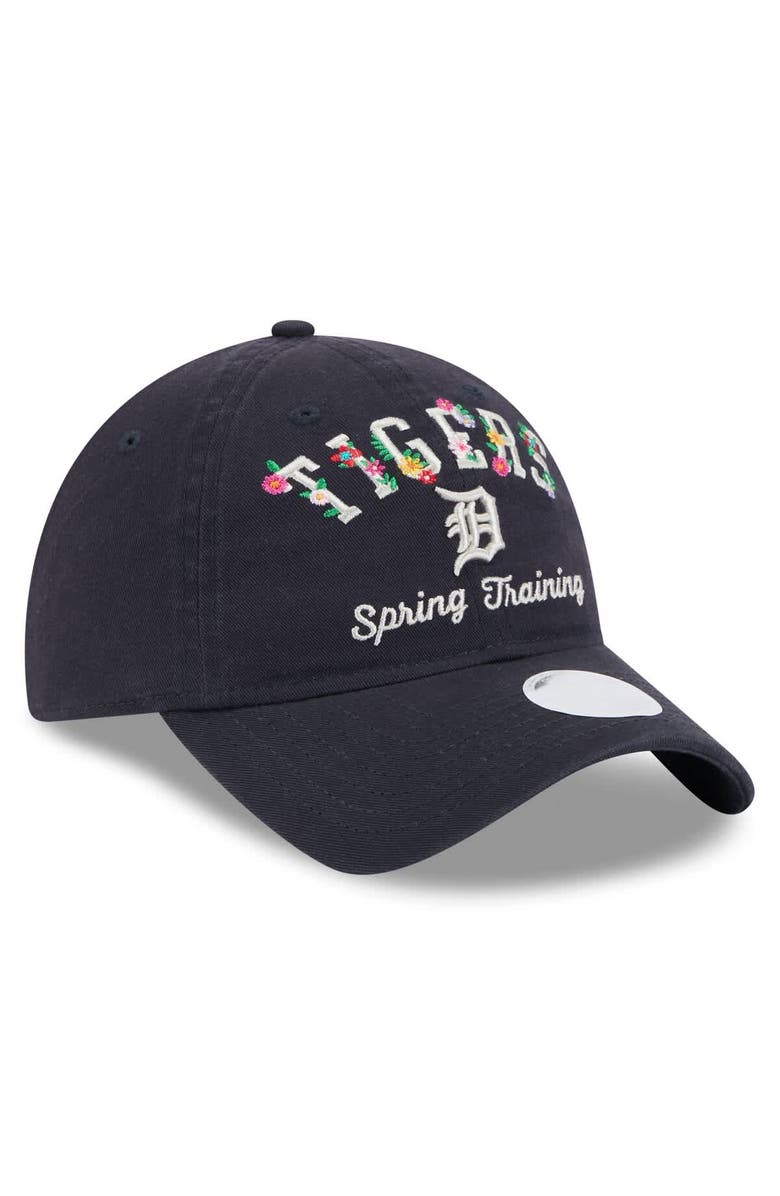 New Era Women's New Era  Navy Detroit Tigers 2025 Spring Training Floral 9TWENTY Adjustable Hat, Alternate, color, 