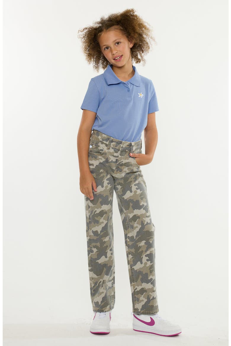Britt High Rise Straight Jeans, Alternate, color, Camo Print