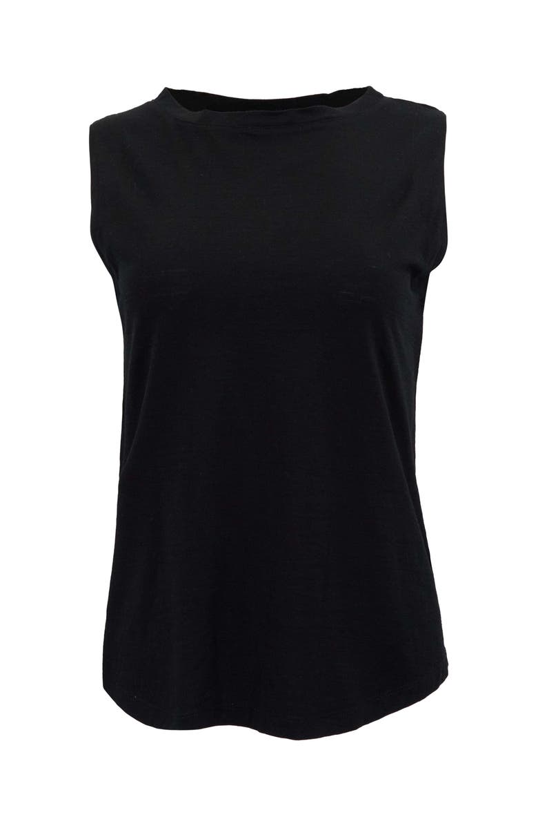 Lords of Harlech Womens Merino Wool Sleeveless Top, Alternate, color, Black