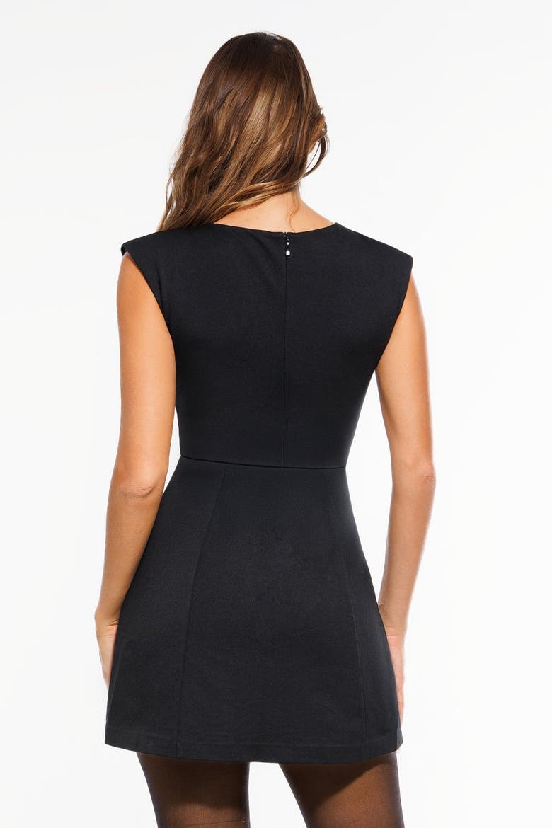 Shapewear Professional Convertible Mini Dress, Alternate, color, Midnight Black